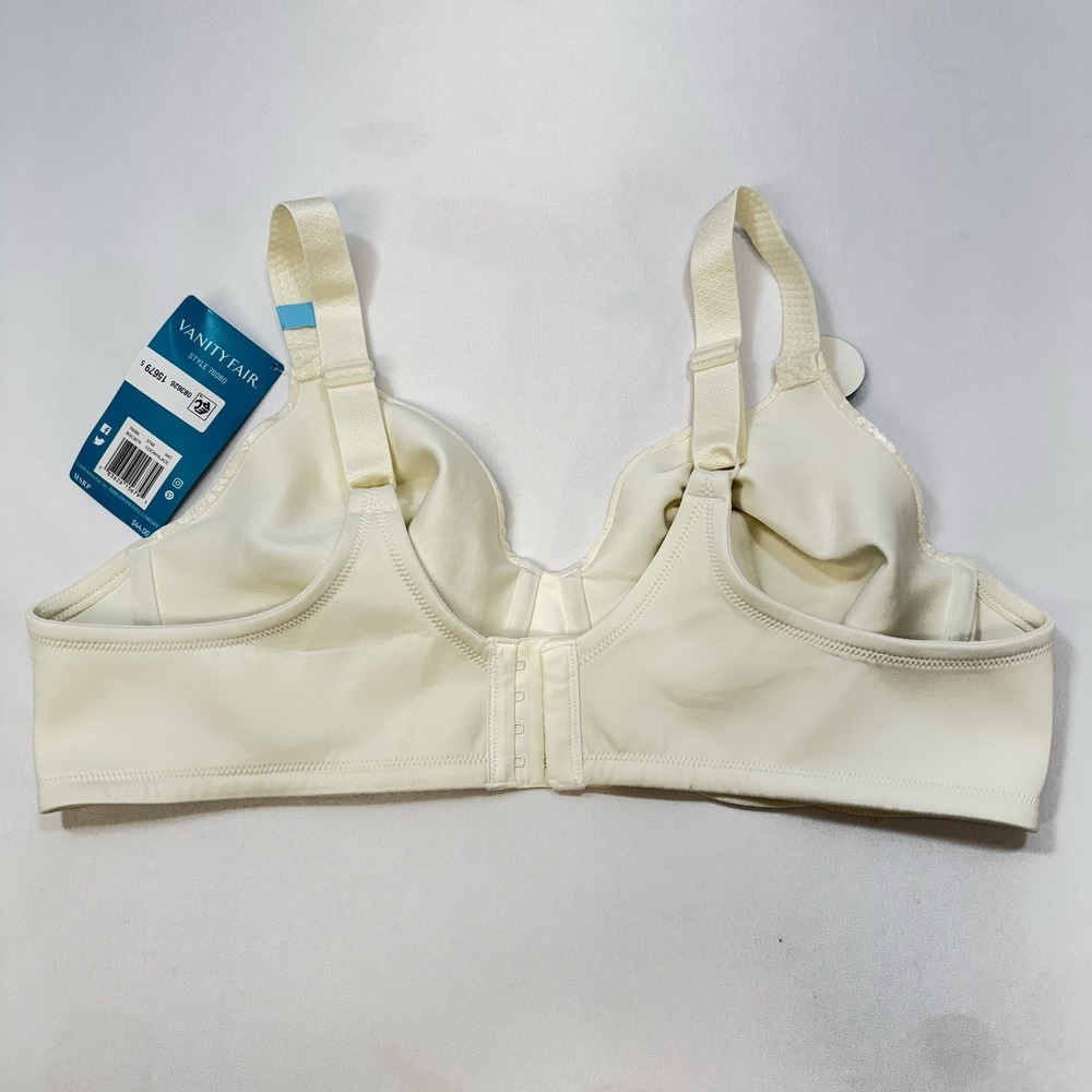 NEW Vanity Fair Beauty Back Full Figure Minimizer Underwire‎ Bra 76080 Ivory 44C - Picture 2 of 9